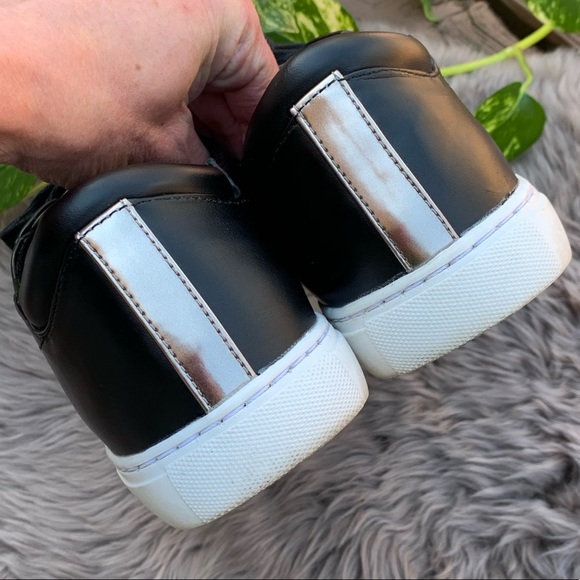 Kenneth Cole Reaction Joey Sneaker Black/Silver 10 - Picture 6 of 8